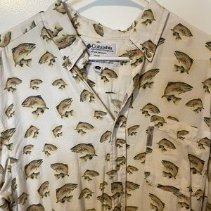 Big mouth bass button up